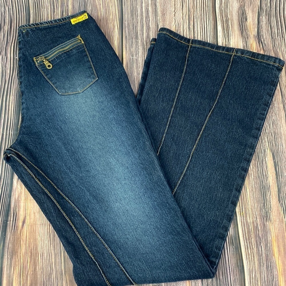 Gasoline 70’s Style Wide Leg Sexy Jeans- Size 7